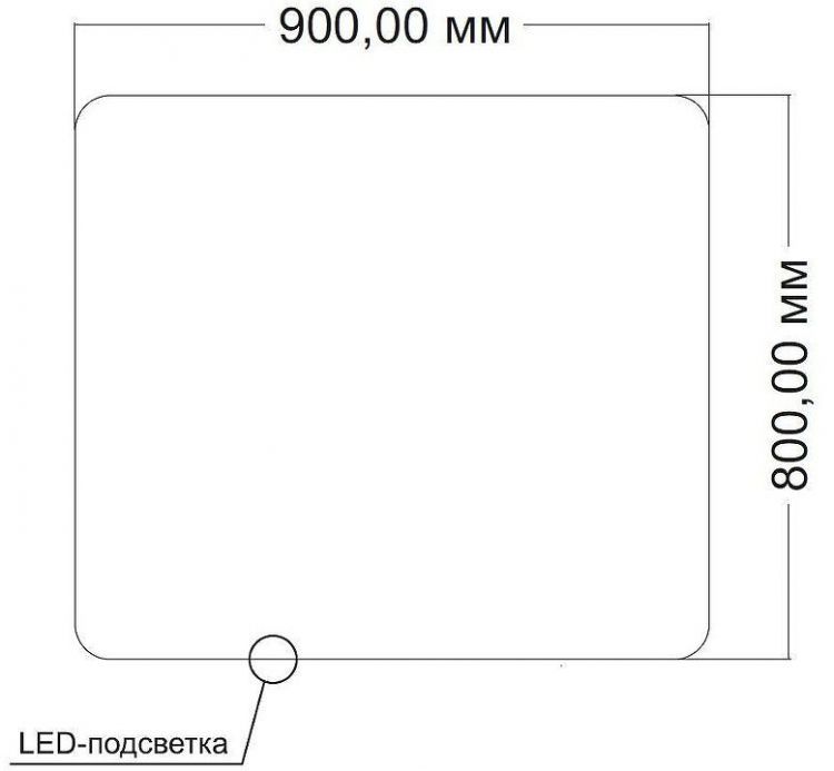 Зеркало Vincea 90 VLM-3BE900-2 с подсветкой с сенсорным выключателем с подогревом и диммером Зеркало Vincea 90 VLM-3BE900-2 с подсветкой с сенсорным выключателем с подогревом и диммером