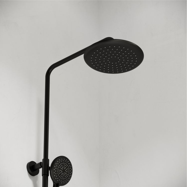 Душевая система Sancos Game с термостатом черный матовый,SC3001LMB Душевая система Sancos Game с термостатом черный матовый,SC3001LMB