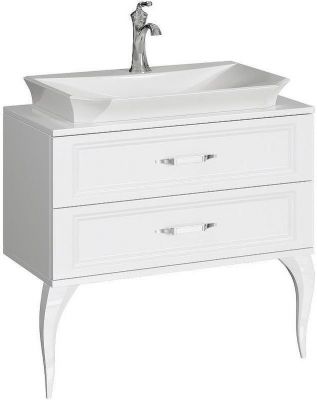 Тумба под раковину Aqwella 5 Stars La Donna 85 LAD0108W Белая