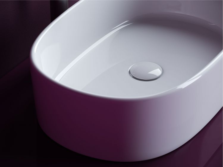 Раковина накладная SANCOS овальная 561x359x149, цвет белый, CN6075 Раковина накладная SANCOS овальная 561x359x149, цвет белый, CN6075