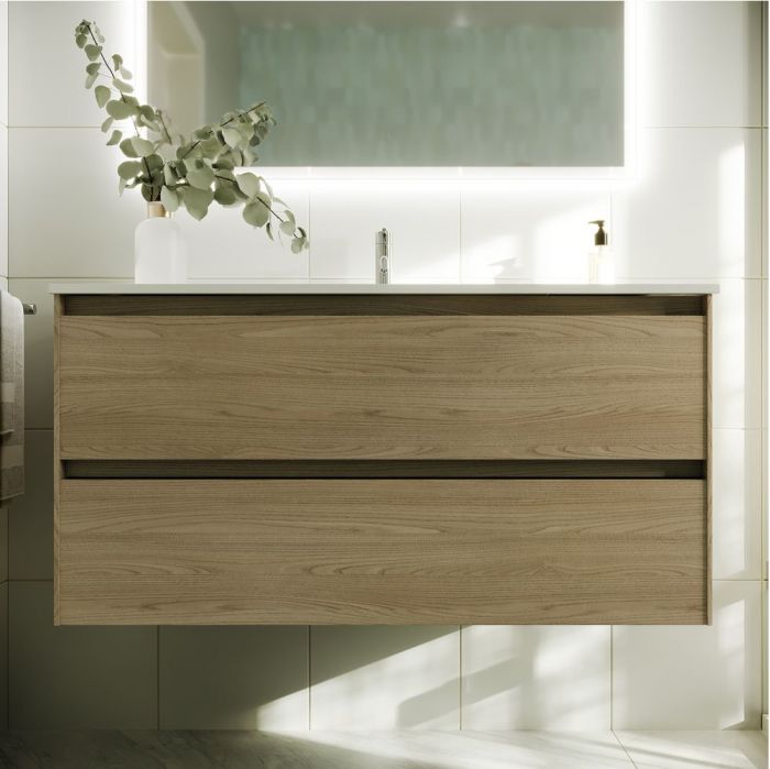 Тумба подвесная SANCOS под раковину Cento, карпатская ель 990х450х500, CN100KE