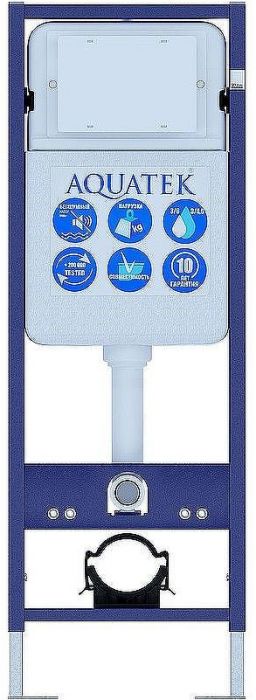 Инсталляция Aquatek Standart 37 INS-0000017 для унитаза без клавиши смыва
