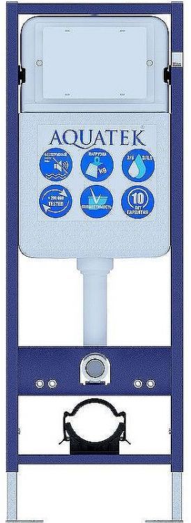 Инсталляция Aquatek Standart 37 INS-0000017 для унитаза без клавиши смыва