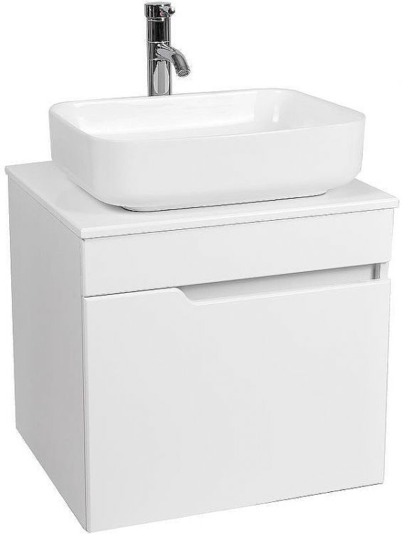 Тумба под раковину VIANT Куба 57 VKUB57N-T1STP подвесная Белая