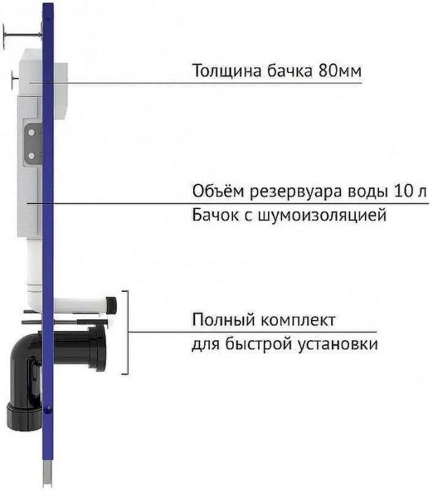 Комплект унитаза BelBagno Amanda BB051CHR+BB051SC с инсталляцией Berges Novum L3 040213 с сиденьем Микролифт и клавишей смыва Хром