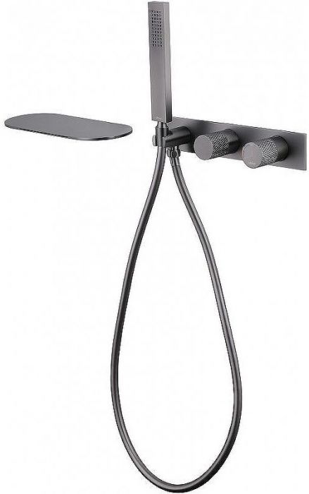 Смеситель для ванны Abber Rund AF8731NG Никель