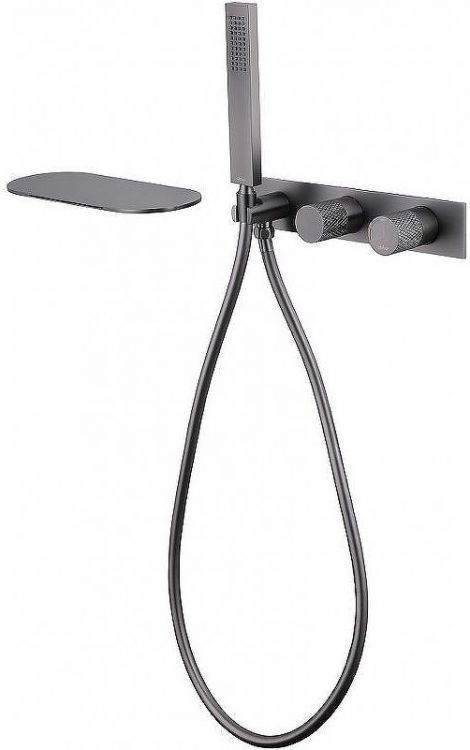 Смеситель для ванны Abber Rund AF8731NG Никель