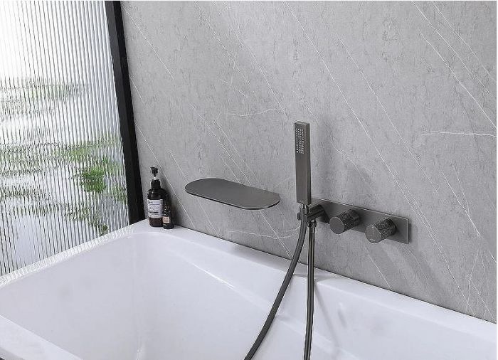 Смеситель для ванны Abber Rund AF8731NG Никель