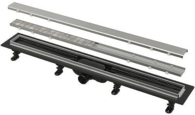 Душевой лоток Alcaplast APZ20-550 с решеткой Нержавеющая сталь / под плитку