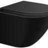Комплект унитаза WellWant Aura WWU01122B с инсталляцией Berges Atom 410 040332 с сиденьем Микролифт и Черной матовой клавишей смыва