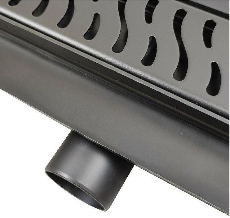 Душевой лоток Paini Harmony 450 CH450HC с решеткой Черный матовый Душевой лоток Paini Harmony 450 CH450HC с решеткой Черный матовый