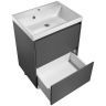 Тумба под раковину Stella Polar Борнео 60 SP-00001385 цвет Графит матовый