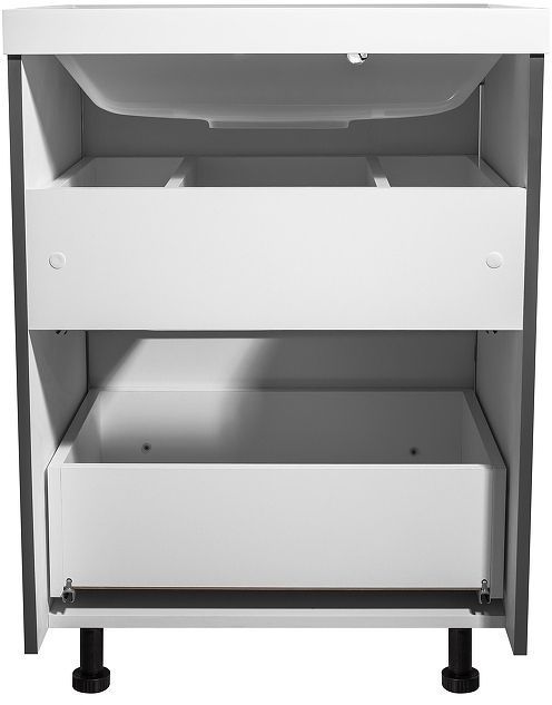 Тумба под раковину Stella Polar Борнео 60 SP-00001385 цвет Графит матовый