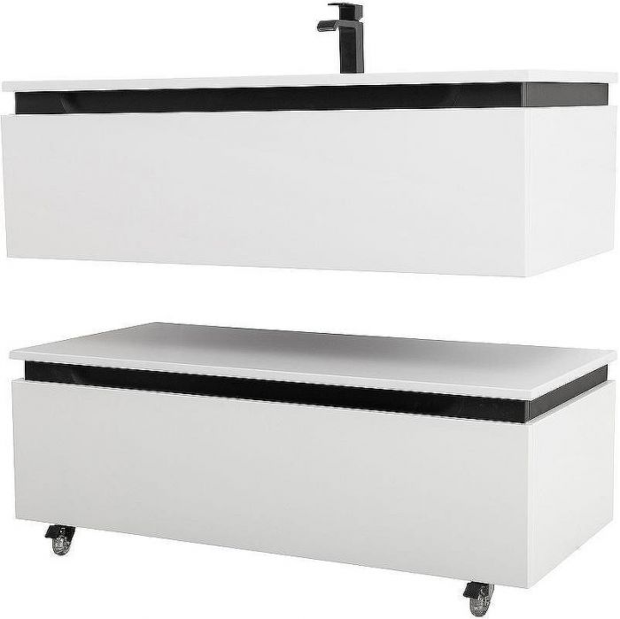 Тумба Cezares Slider 100 SLIDER-1000-1C-PI-BO Bianco Opaco