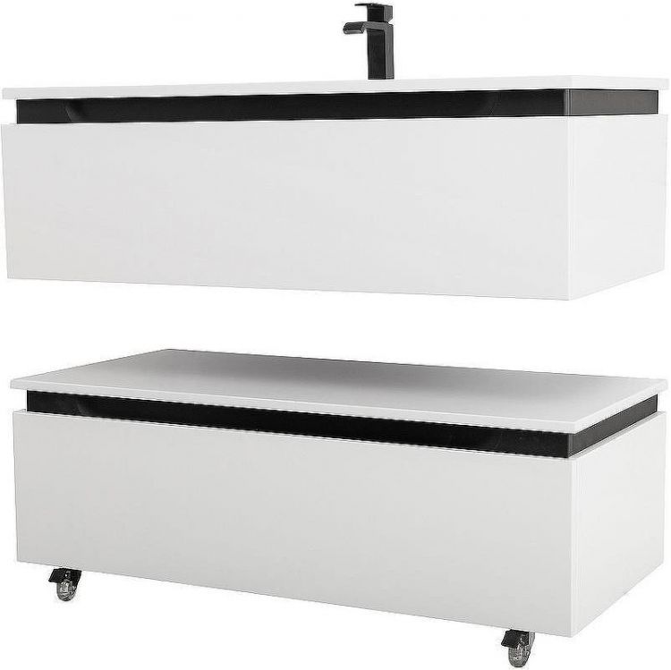 Тумба Cezares Slider 100 SLIDER-1000-1C-PI-BO Bianco Opaco