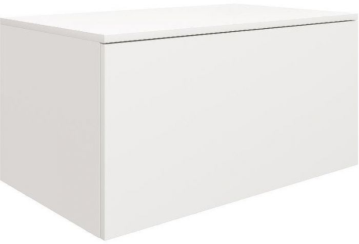 Комплект мебели для ванной STWORKI Ольборг 120 481991 подвесная Белая матовая Дуб карпентер