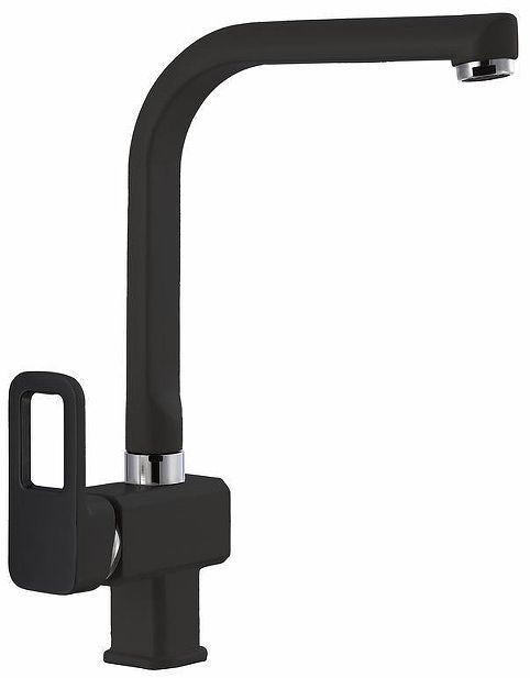 Смеситель для кухни D-Lin D155366-A цвет  Черный матовый