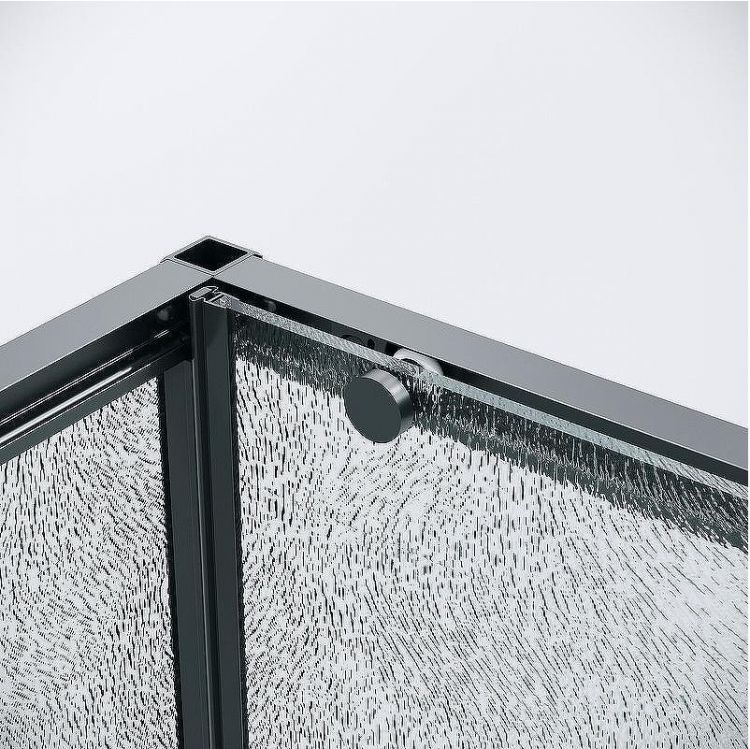 Душевой уголок Grossman Galaxy 110х80 120.K33.01.1180.21.02 профиль Черный матовый стекло шиншилла