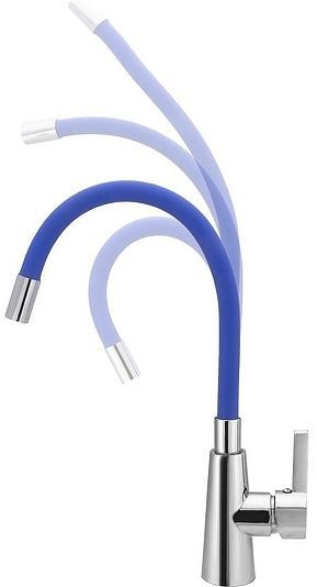 Смеситель для кухни Ekko E4205-E57 цвет Хром Синий