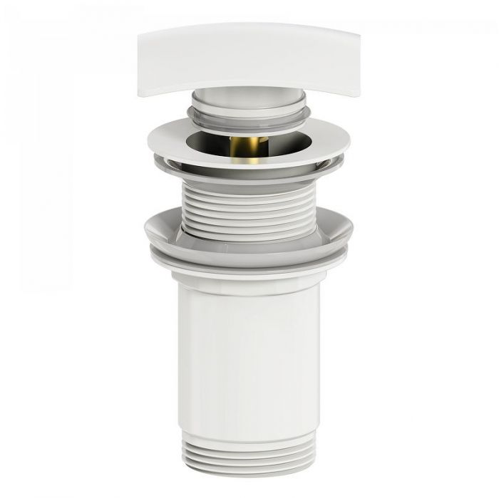 Донный клапан Wonzon & Woghand WW-88SS08-MW click-clack цвет Белый матовый