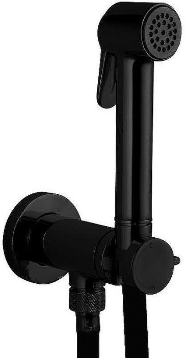 Гигиенический душ со смесителем Bossini E37007B.073 Черный матовый