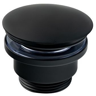 Донный клапан FILARETE FL75BL click-clack цвет Черный матовый