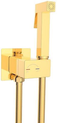 Гигиенический душ со смесителем WeltWasser Higi Q01 GL 10000013671 цвет Золото
