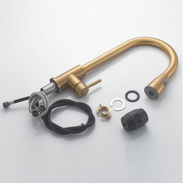 Смеситель для кухни Raffine F213G цвет Золотой сатин Смеситель для кухни Raffine F213G цвет Золотой сатин