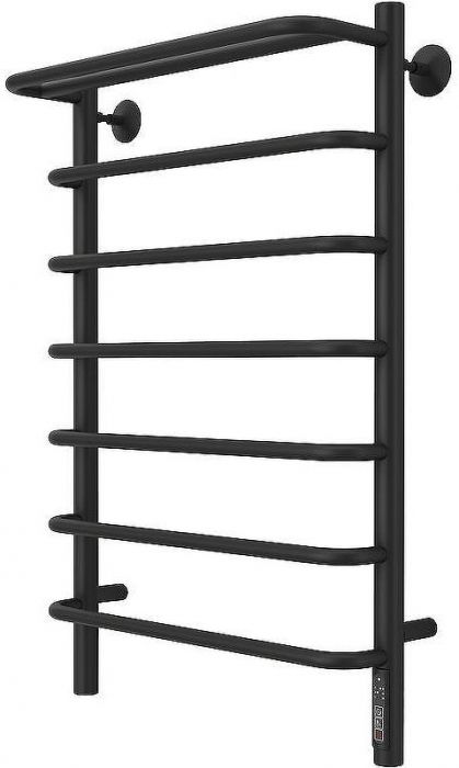 Электрический полотенцесушитель Larusso Стандарт КС П7 500х800 4670078536600 с полкой Черный