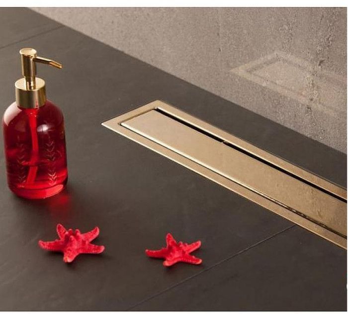 Душевой поддон из вспененного полистирола Pestan 90х90 Confluo Board Uni 40007821G под плитку со встроенным душевым лотком Frameless Line 550