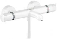 Hansgrohe Ecostat Смеситель для ванны, настенный, термостатический, цвет: белый матовый