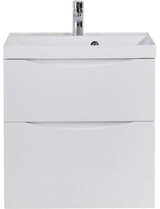 Тумба под раковину BelBagno Marino 60 MARINO-H60-600-2C-SO-BL-P подвесная Bianco Lucido