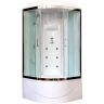 Душевая кабина Royal Bath RB 90BK3-WT-CH белое/прозрачное)