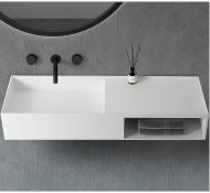 Раковина Abber Stein 120 AS2649-1.2 Белая матовая