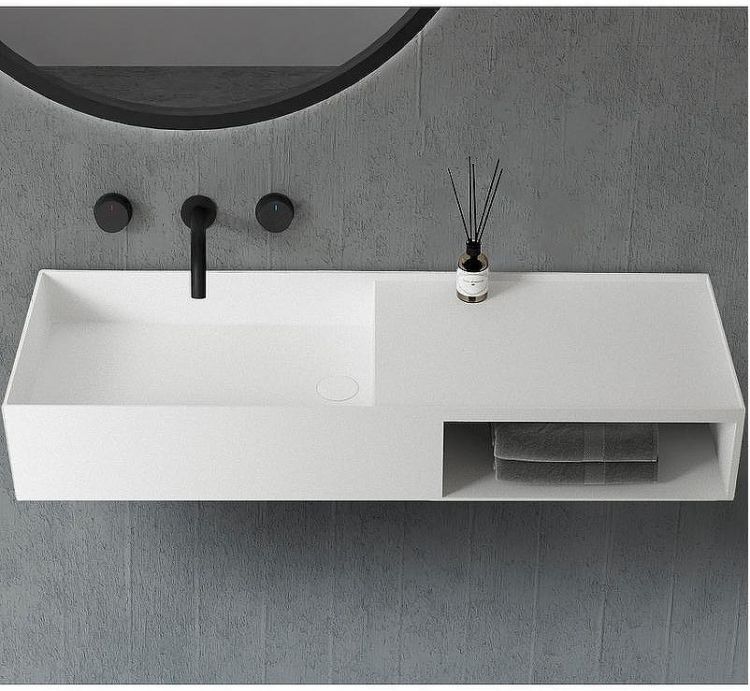 Раковина Abber Stein 120 AS2649-1.2 Белая матовая