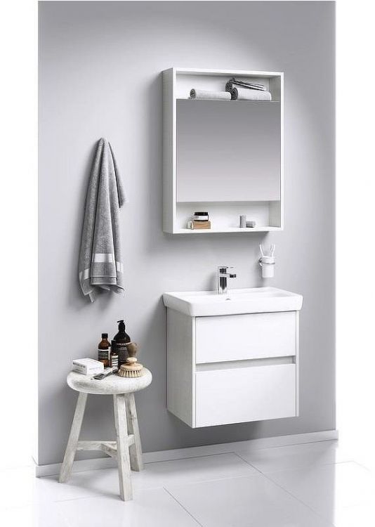 Тумба под раковину Aqwella Сити Т6м/DK 60 CI0106DK Дуб канадский