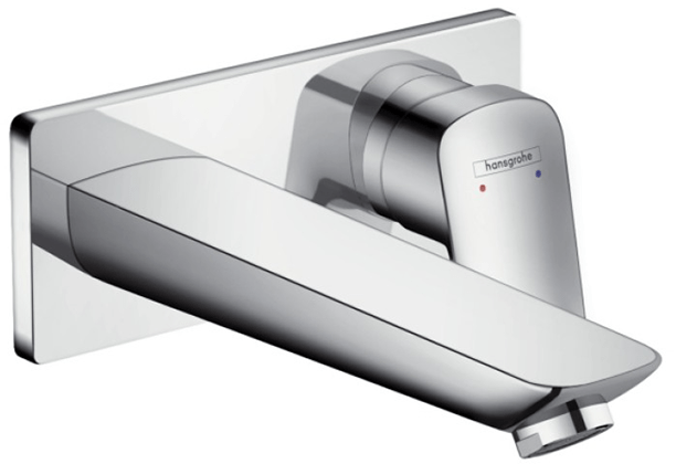 Hansgrohe Logis, Смеситель для раковины, излив 195 мм, внешняя часть, Цвет: хром
