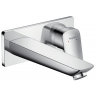 Hansgrohe Logis, Смеситель для раковины, излив 195 мм, внешняя часть, Цвет: хром
