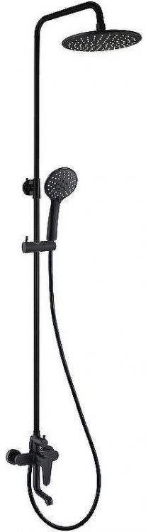 Душевая система Olive's Barros 22511-1BRB Черная матовая