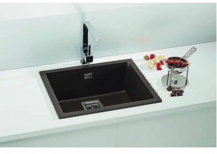 Кухонная мойка Alveus Granital+ Quadrix 50 Deep Black G90 560x460x200 1149138 Черная матовая Кухонная мойка Alveus Granital+ Quadrix 50 Deep Black G90 560x460x200 1149138 Черная матовая