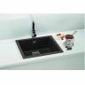 Кухонная мойка Alveus Granital+ Quadrix 50 Deep Black G90 560x460x200 1149138 Черная матовая Кухонная мойка Alveus Granital+ Quadrix 50 Deep Black G90 560x460x200 1149138 Черная матовая
