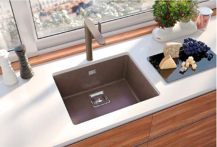 Кухонная мойка Alveus Granital+ Quadrix 50 Deep Black G90 560x460x200 1149138 Черная матовая Кухонная мойка Alveus Granital+ Quadrix 50 Deep Black G90 560x460x200 1149138 Черная матовая