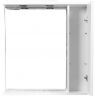 Зеркало со шкафом Sanflor Палермо 75 С23875 с подсветкой Белое глянцевое