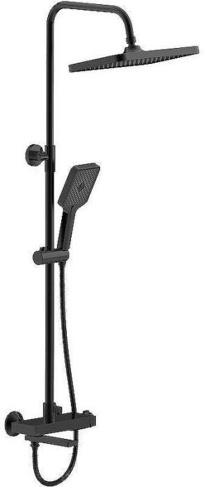 Душевая система Belz B672-7 B24672-7 Черная матовая