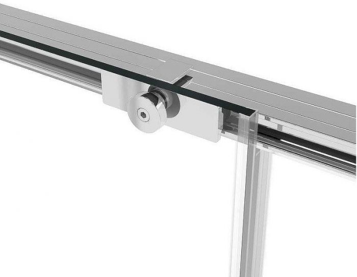 Душевая дверь Vincea Slim Soft 120 VDS-1SS120CL профиль Хром стекло прозрачное
