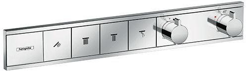 Hansgrohe RainSelect Термостат для душа, 4 источника, внешняя часть, цвет: хром