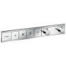 Hansgrohe RainSelect Термостат для душа, 4 источника, внешняя часть, цвет: хром