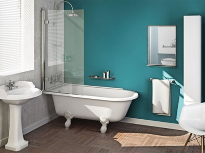 ВАННА АКРИЛОВАЯ HAMPTON ЛЕВОСТОРОННЯЯ С НОЖКАМИ L1W