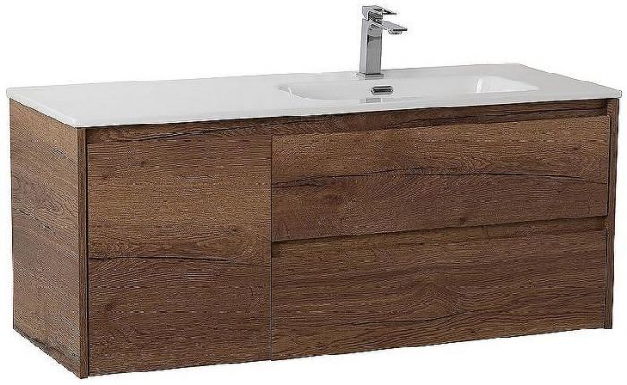Тумба под раковину BelBagno Kraft 100 R KRAFT-1000-2C-1A-SO-RT-R подвесная Rovere Tabacco