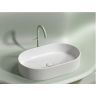 Умывальник CERAMICANOVA Element чаша накладная овальная (цвет Белый Матовый) CN6048MW